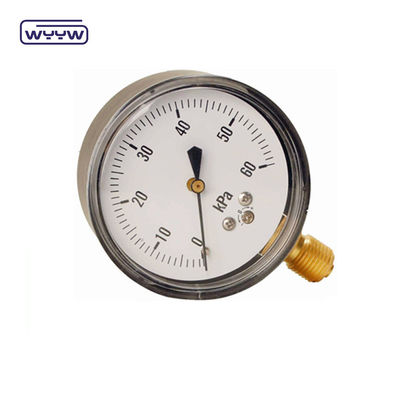 qualità  60-100mm CmH2O Capsule Pressure Gauge Manometer 1.6% Accuracy fabbrica