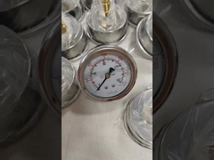 Connessione posteriore oio manometro riempito