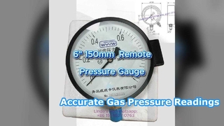 Manometro remoto da 6" 0-1,6 MPa