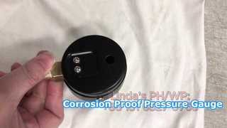 manometro radiale. Tipo bourdon elicoidale adatto per altissime pressioni