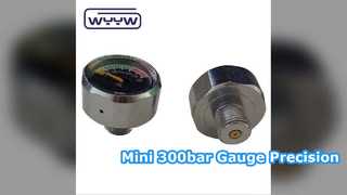 Mini manometro da 25 mm per pneumatici PCP