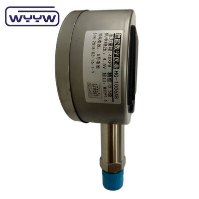 4.5V batteria manometro digitale di pressione 100mm Cassa con display LCD