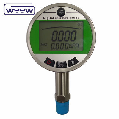 4.5V batteria manometro digitale di pressione 100mm Cassa con display LCD