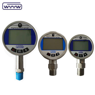 Manometro digitale di pressione del gas in acciaio inossidabile 65 mm con display LCD digitale 4-5