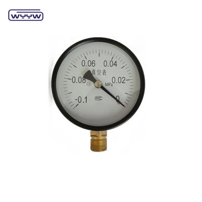 1.6%Fs -30inhg Manometro di pressione sotto vuoto -1-0 Mpa 100 mm Manometro di pressione negativa