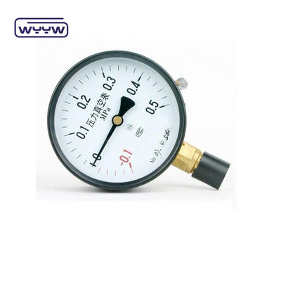 1.6%Fs -30inhg Manometro di pressione sotto vuoto -1-0 Mpa 100 mm Manometro di pressione negativa