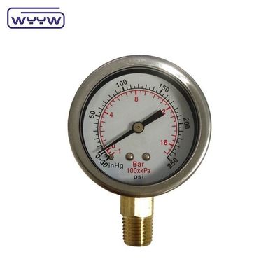 0 a 100 Mbar Misuratore di pressione digitale a vuoto Misuratore di pressione per olio e acqua