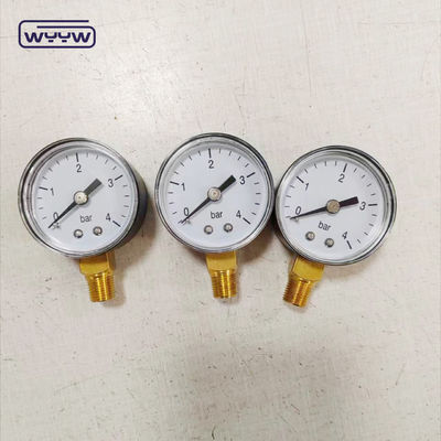 Misuratore di pressione per gas compressi in plastica da 40 mm