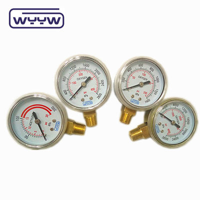 Controllatore di pressione del manometro commerciale utilizzare gas naturale 50mm manometro fornitore di manometro di pressione di CO2
