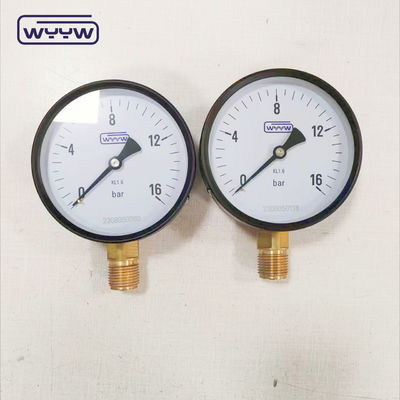 Produttori cinesi Vendita di alta qualità 6 pollici 150mm 1.6MPa G1/2&quot; Gasoso e liquido manometro di pressione