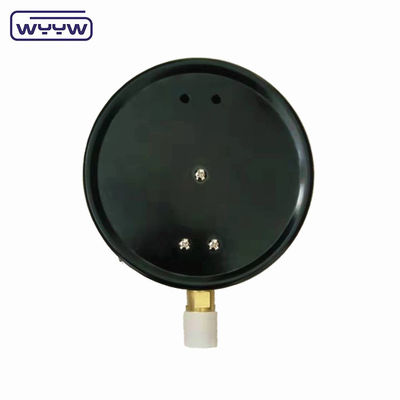 manometro in cassa in acciaio nero da 6 pollici per tubo di bourdon tipo 1.6MPa per manometro di pressione da 150 mm per gas