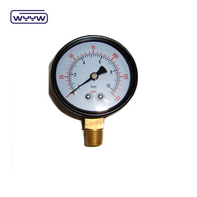 misuratore di pressione per filtro piscina 2 &quot;Dial, 0-60 Psi, fondo di montaggio 1/4&quot; filo del tubo