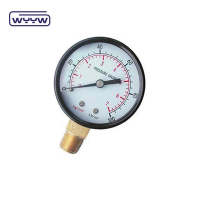 misuratore di pressione per filtro piscina 2 &quot;Dial, 0-60 Psi, fondo di montaggio 1/4&quot; filo del tubo