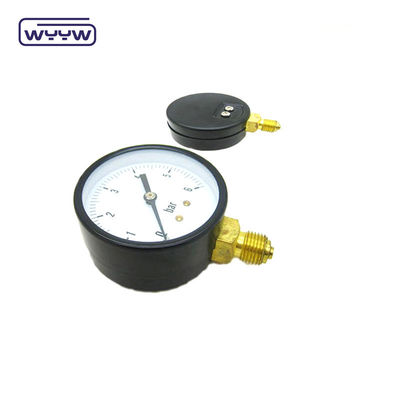 WYYW cassa di ferro da 100 mm MS manometro di connessione inferiore 16bar