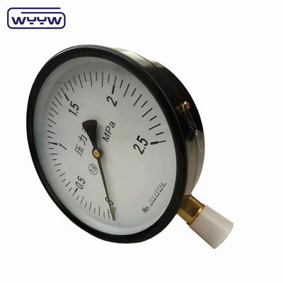 Prodotto in Cina prezzo di fabbrica alta precisione 6 pollici connessione di fondo 150mm manometri di pressione tester