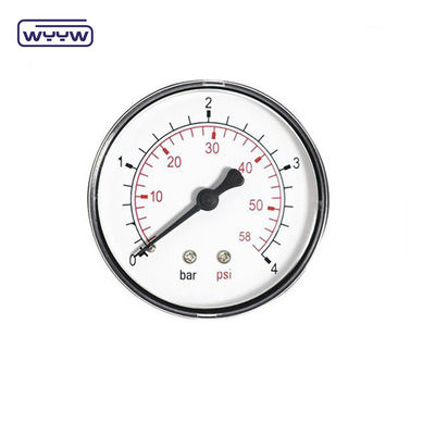 Cina manometro di pressione prezzo di fabbrica 1,5&quot; 40mm 0-3,5bar manometro di gas di plastica assiale
