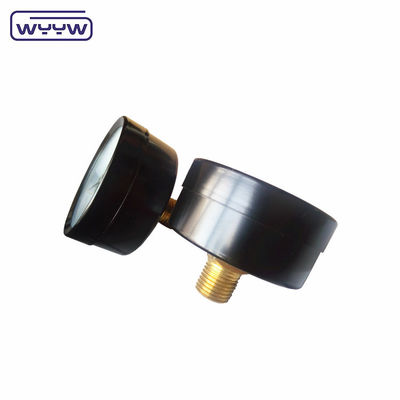 40 mm Bar assiale Psi pompa d'aria manometro di pressione montato sul retro