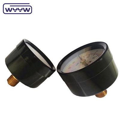 40 mm Bar assiale Psi pompa d'aria manometro di pressione montato sul retro