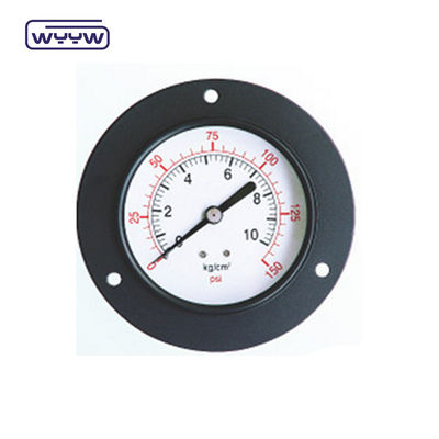 4&quot; Manometro d'aria Frontale Flange Pressure Gauge Montaggio posteriore