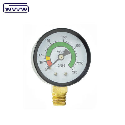 Misuratore di pressione dell'economia in acciaio nero 60 mm Misuratore di pressione del gas naturale e del GPL