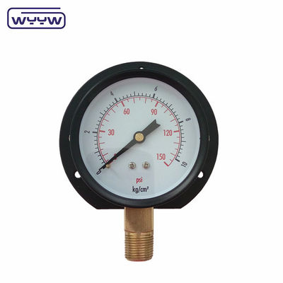 75 mm tipo flange Economy Pressure Gauge Kg e Psi