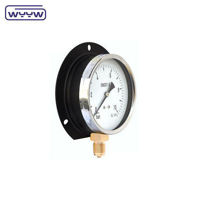 Tipo di acciaio nero Pressurometro montato a parete 100 mm Discale 1 anno Garanzia