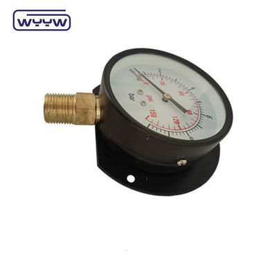 Tipo di acciaio nero Pressurometro montato a parete 100 mm Discale 1 anno Garanzia