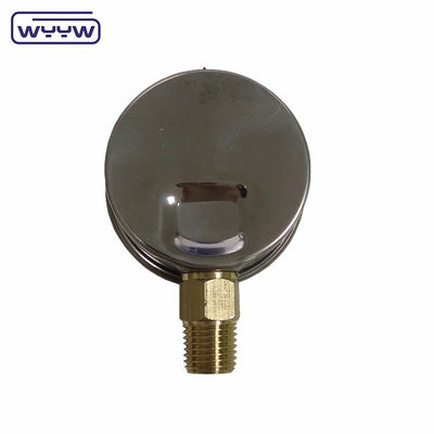 -30inHg Vaccum Compound Gauge Oil Filling Bottom Connection 1/4&quot; Bsp 2&quot; Pressure Gauge