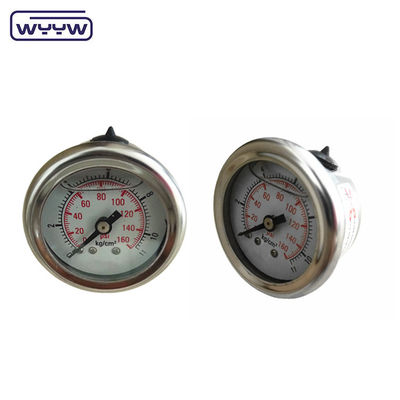 40mm ceneter retro OEM 1/4 &quot;bsp npt 1,5 pollici faccia glicerina pieno manometro di pressione