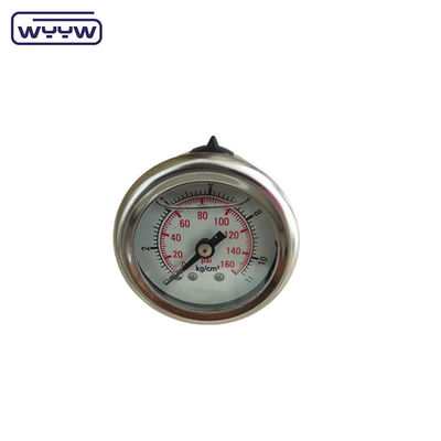 40mm ceneter retro OEM 1/4 &quot;bsp npt 1,5 pollici faccia glicerina pieno manometro di pressione
