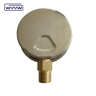 Barra piena di glicerina liquida idraulica 100 mm fondo 3/8&quot;BSP 1/2&quot;G manometri di pressione EN837-1