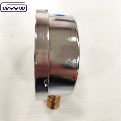 Nuovo prodotto, bajonetta con custodia cromata 1/2&quot; bsp barra di ingresso radiale psi 4&quot; manometro manometro riempito di glicerina