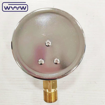 Nuovo prodotto, bajonetta con custodia cromata 1/2&quot; bsp barra di ingresso radiale psi 4&quot; manometro manometro riempito di glicerina