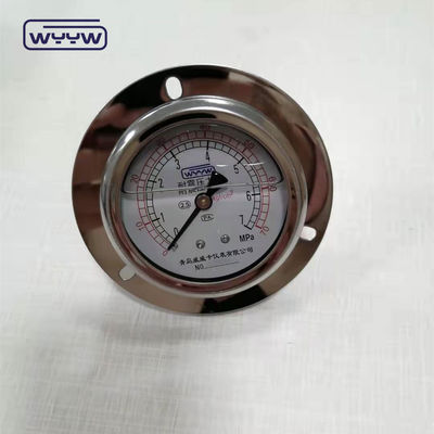 2.5 pollici pannello di connessione tipo flange 100bar psi Diesel parte del motore China miniera manometro