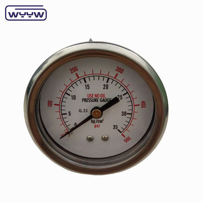 2.5&quot; manometro di pressione di tipo flange riempito di glicerina