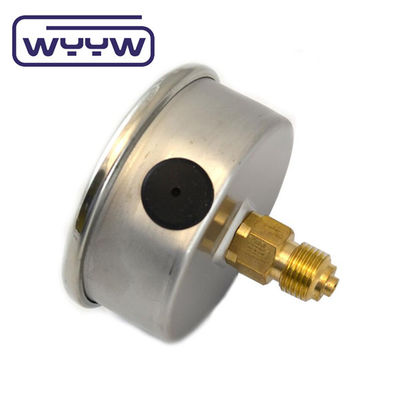 63mm EN837-1 acqua idraulica 0-10bar/psi olio di ingresso assiale manometro di pressione riempito con glicerina 2,5"