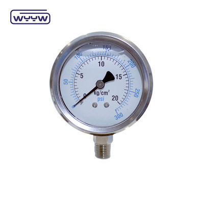 Indicatore di pressione di connessione inferiore NPT da 1/8&quot; Indicatore di pressione dell'olio da 1,5&quot; da 40 mm