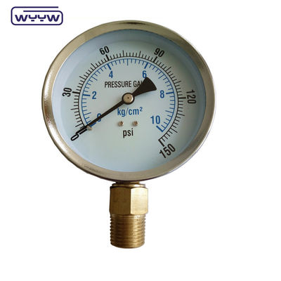 4&quot; G12/2&quot; bar psi jack idraulico con manometro