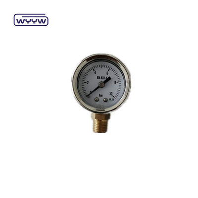 SS Case Gas Test Pressure Gauge 40mm Dimensione del quadrante Montatura posteriore