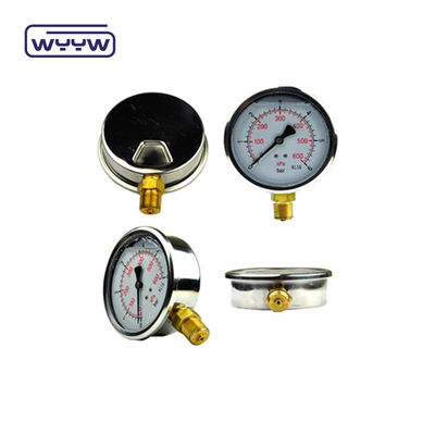 Manometro idraulico di pressione industriale 60 mm per glicerina