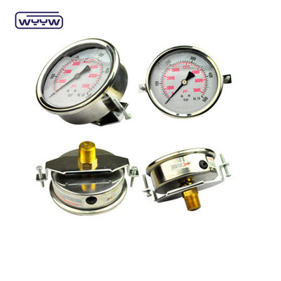 Manometro manometro di pressione con pinza a U di 2,5&quot;