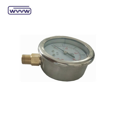2.5&quot; Misuratore di pressione dell'olio di motore pieno di glicerina 2,5% di precisione