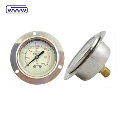 2.5&quot; Bar Psi Flange Type Pressure Gauge Manometer Pannello montato