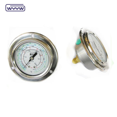 2.5&quot; Bar Psi Flange Type Pressure Gauge Manometer Pannello montato