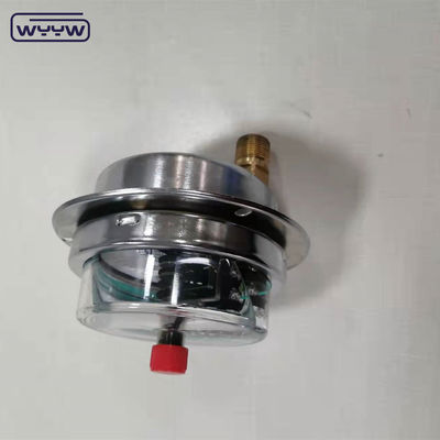 0-1MPa Misuratore di pressione di contatto elettrico, Misuratore di pressione riempito di olio di silicone con flange