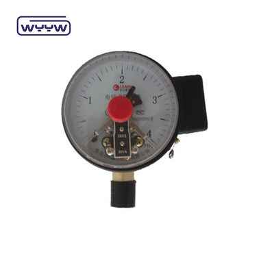 6&quot; 150mm manometro Materiale in acciaio nero con contatto elettrico
