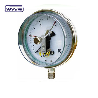 100 mm di silicone riempito di olio elettrico Pressure Gauge Back Mount