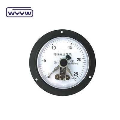 WYYW Misuratore di pressione di contatto elettrico montato sul retro con flangia anteriore