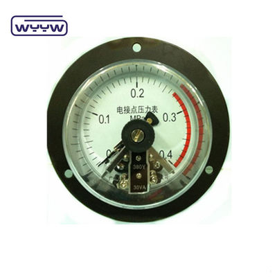 Manometro manometro di pressione idraulico da 60 mm con flange posteriore