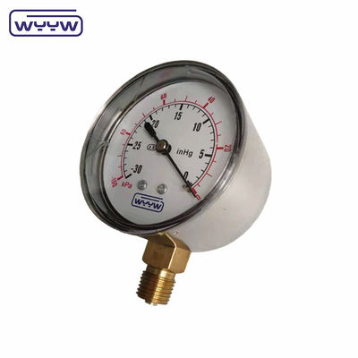 manometro basso ss 63mm inH2O wc mbar misuratore di pressione a soffio